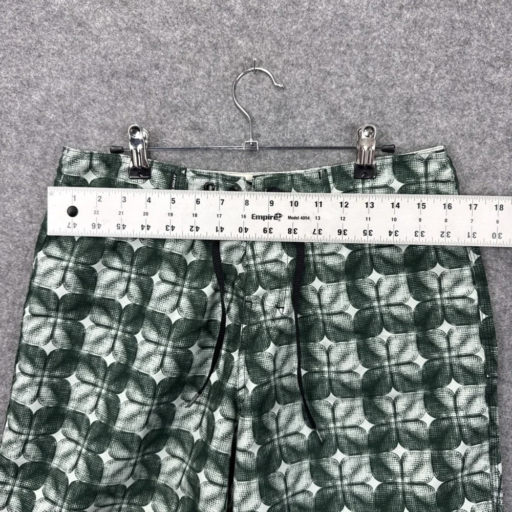 Osklen Surfing Rio de Janeiro Aqualight Board Shorts Green Floral Mens Size 30